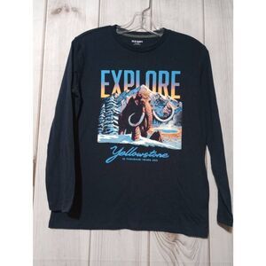 Old Navy Shirt Youth‎ XL Yellowstone Navy T-shirt